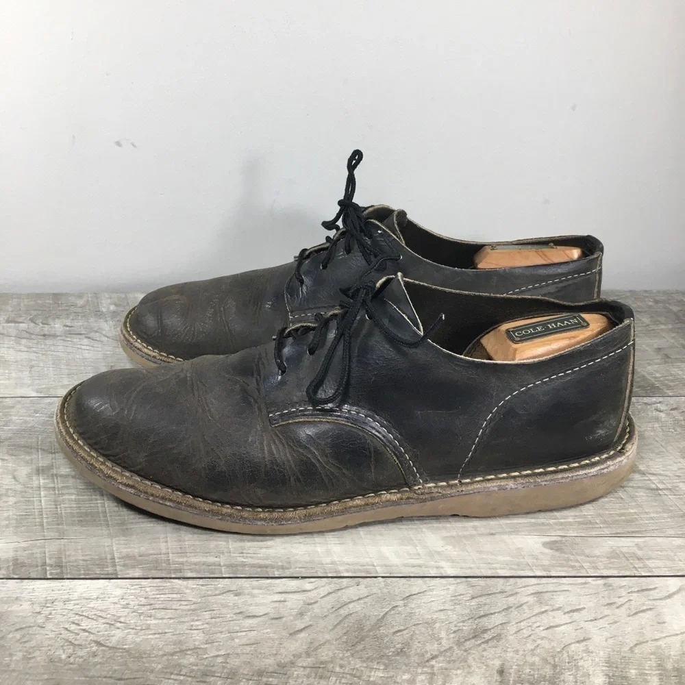 Red Wing Heritage Weekender Shoes 3301 Mens Oxfords Black Leather Size 10.5 D - Picture 5 of 9